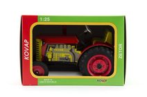 Traktor Zetor 25A zelený na klíček kov 15cm 1:25