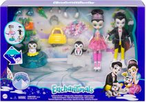 MATTEL Enchantimals na bruslích herní set 2 panenky s doplňky plast