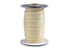 Lurexový šikmý proužek šíře 20 mm zažehlený návin 22 metrů