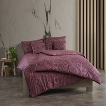 Saténové prodloužené povlečení LUXURY COLLECTION 140x220, 70x90cm tmavě šedé / světle šedé