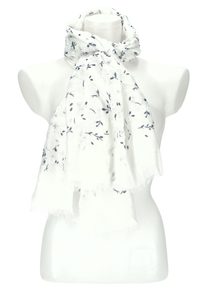Letní dámský šátek 180x72 cm bílá