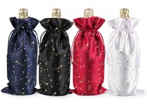 Vánoční dárkový pytlík na láhev 15x33 cm