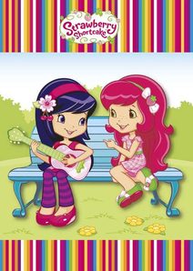 Omalovánky s aktivitami A4 Jahůdka Strawberry Shortcake