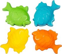 ECOIFFIER Formičky zvířátka dinosaurus 10cm set 4ks v síťce plast