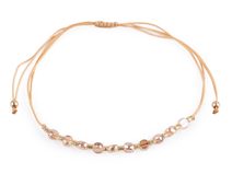 Náramek shamballa broušené korálky s AB efektem