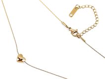 Náramek z nerezové oceli srdce, křížek