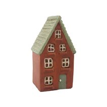 Dekorace domeček X7365/1 - 7 × 5.5 × 12.8 cm