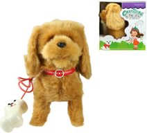 Pejsek hnědý Na baterie Na ovládání Štěká a chodí