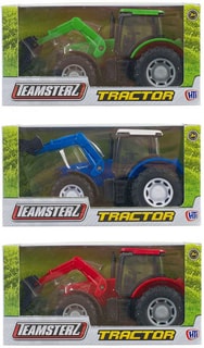 Teamsterz traktor s čelním nakladačem 3 barvy v krabičce