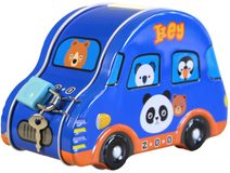 Pokladnička na krk se šňůrkou 11,5cm plast asst 5 barev vodotěsná