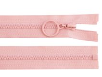 Kostěný zip 4 mm dělitelný s kroužkem délka 40 cm