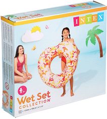 Lehátko nafukovací matrace na vodu 18 otvorů stříbrné 58894