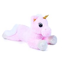 Velký plyšový jednorožec Funkie 85 cm bílý