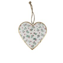 Kovové srdce k zavěšení K4350 - 8 × 8 × 1 cm