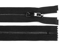 Kovový zip No 5 délka 20 cm s ozdobným jezdcem