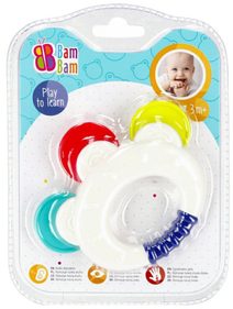 PLAYGRO Baby kousátko žížala 15cm pro miminko plast