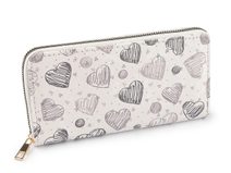 Dámská / dívčí peněženka srdce 10x19 cm