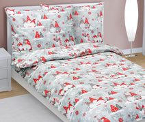 Přikrývka KORALL MICRO 200x230 cm Šedá 6014/042 200x230 cm