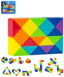Brain Games hra retro hlavolam had barevný 12 dílků skládačka set 2ks na kartě