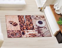 Koberec - běhoun 3D tisk Hnědá 3030/108