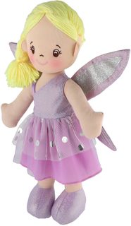 LEVENYA PLYŠ Panenka Nadine 36cm textilní na mazlení do postýlky