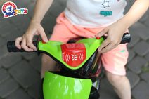 Dětské odrážedlo 12" růžové (nastavitelný sedák)