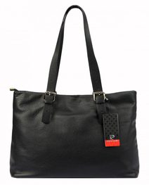 GROSSO Černá velká kabelka přes rameno