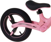 Dětské odrážedlo 12" růžové (nastavitelný sedák)