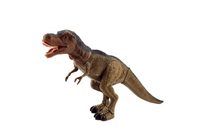 Dinosaurus tyranosaurus chodící plast 40cm na baterie se světlem se zvukem v krabici