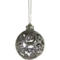 vánoční ozdoba koule, X0074 - dia 6 cm