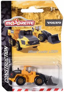 MAJORETTE Auto Volvo 8cm kovové pracovní 6 druhů na kartě