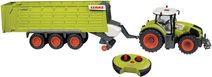 FALK Set baby traktor Super Charger šlapací Zelený vozítko s valníkem