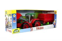 Traktor plastový zelený set s přívěsem 94cm v krabici