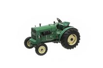 Kovový Traktor Zetor s valníkem zelený na klíček 28cm