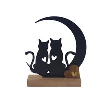 Dekorace s kočkami K4538 - 14.50 × 4.00 × 16.50 cm