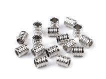 Kovová koncovka na šňůru Ø5 mm / ozdoba 10 kusů