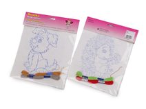 Dětské vyšívání s předtištěným motivem 2 ks