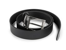 Pánský kožený pásek z buvolí kůže šíře 3,5 cm hladký