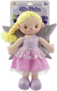 LEVENYA PLYŠ Panenka Nadine 36cm textilní na mazlení do postýlky