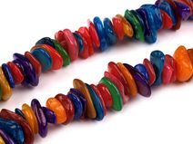 Korálky plastové k navlékání 6x 500ks pastelové barvy v krabičce