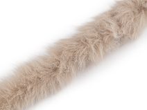 Všívací oděvní / dekorační kožešina kulatá šíře 5 cm METRÁŽ
