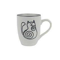 Porcelánový hrnek kočka X6970 - 350 ml