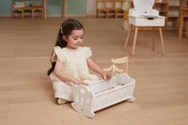 VIGA DŘEVO PolarB Postýlka kolébka pro panenku miminko *DŘEVĚNÉ HRAČKY*