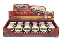 Autobus Kinsmart VW Classical kov 18cm asst 3 barvy