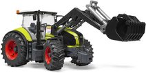 Traktor zemědělský set s vlečkou 38cm 2 barvy plast blister