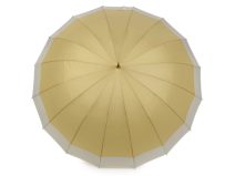 Velký rodinný deštník s dřevěnou rukojetí