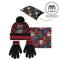 Zimní set Harry Potter čepice nákrčník a rukavice pro děti