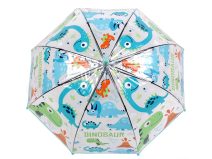 Dětský průhledný vystřelovací deštník dinosaurus