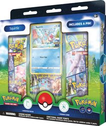 ADC Pokémon TCG: GO Pin Collection set 3x booster s doplňky 3 druhy