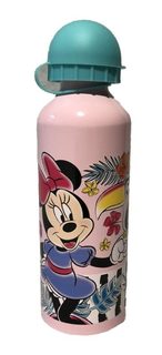 ALU láhev Minnie pink Hliník, Plast, 500 ml